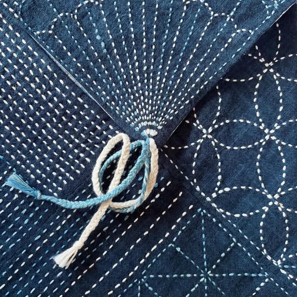 Sashiko envelope bag workshop with Kazue Yoshikawa