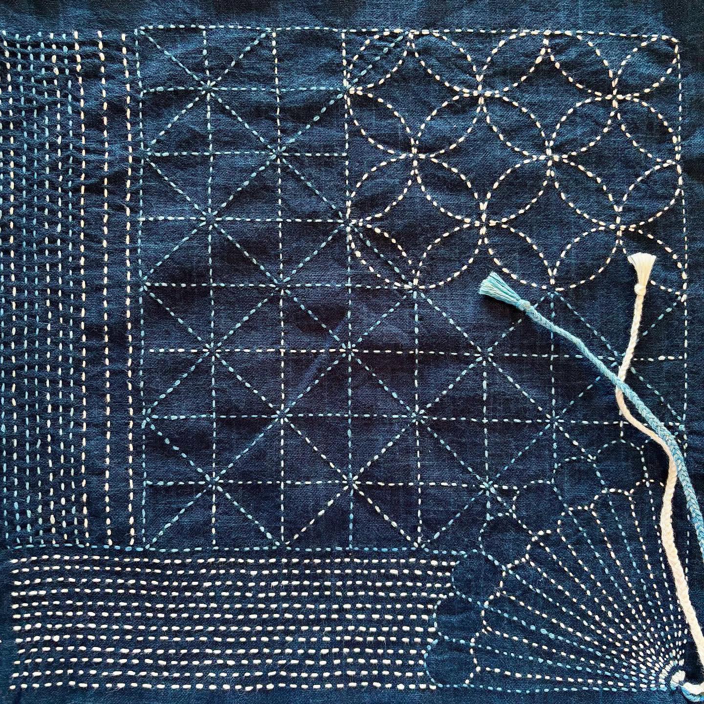 Sashiko envelope bag workshop with Kazue Yoshikawa