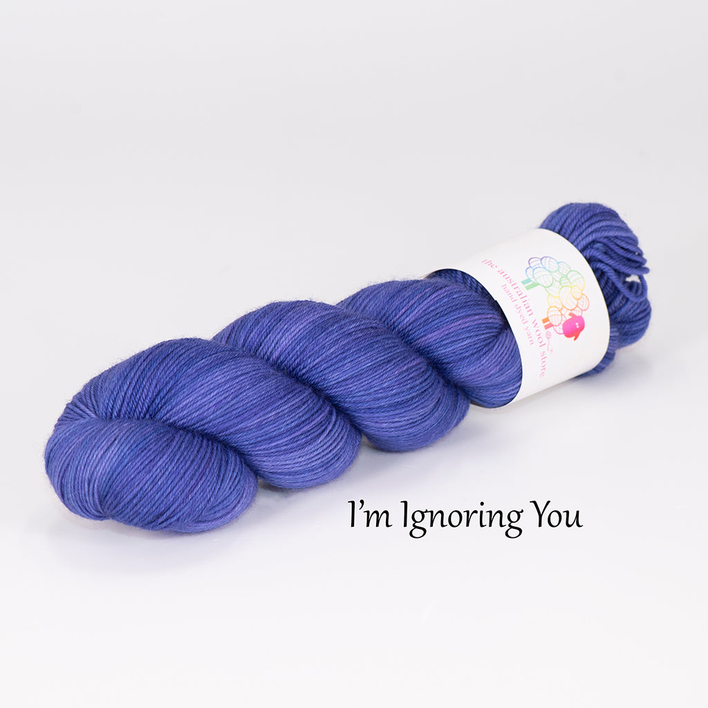 8ply/ DK weight 75% Superwash Merino / 25% Nylon, 100g skein, 200m