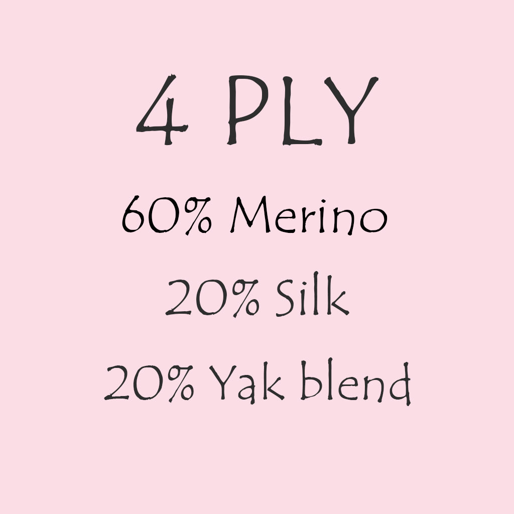 60% merino 20% silk 20% yak