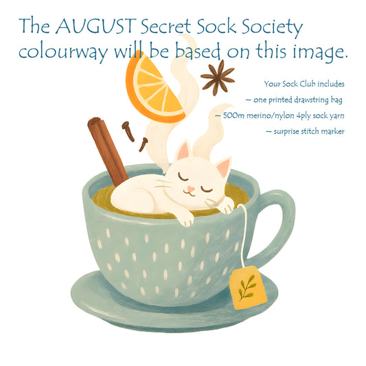 SOCK YARN CLUB - AUGUST