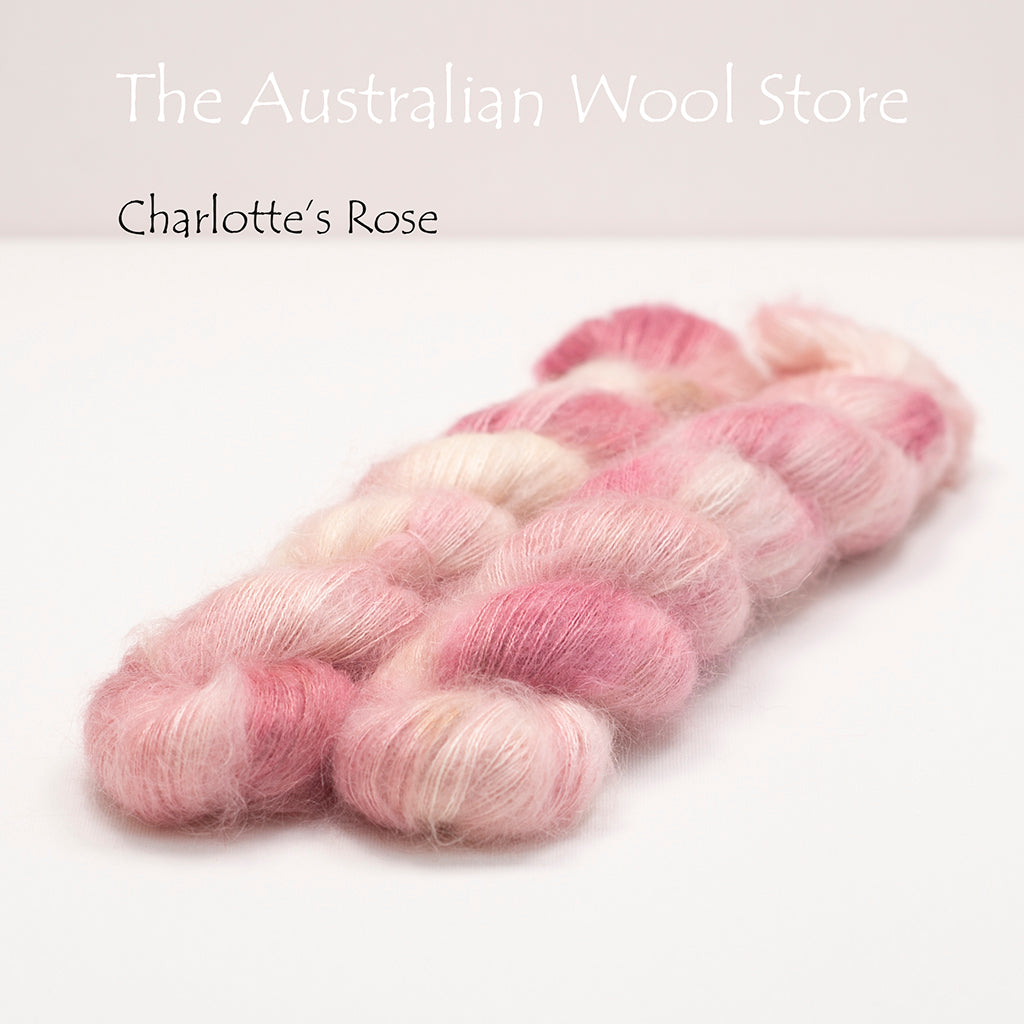 Pink Roses Woolies Charlotte's Rose – The Australian Wool Store