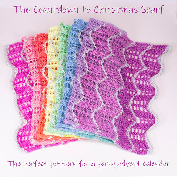The Countdown To Christmas Scarf Yarn Set