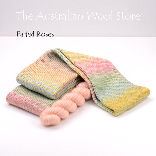 Faded Roses Sock Tube Plus 100m Mini Skein