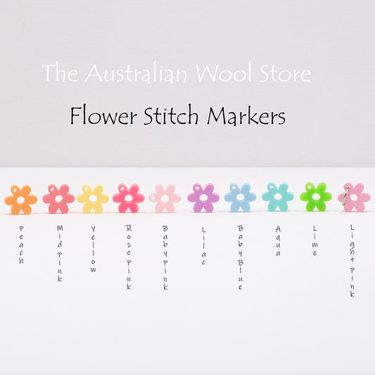 Flower Stitch Markers