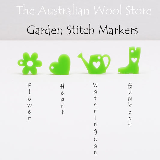 Garden Stitch Markers - Lime