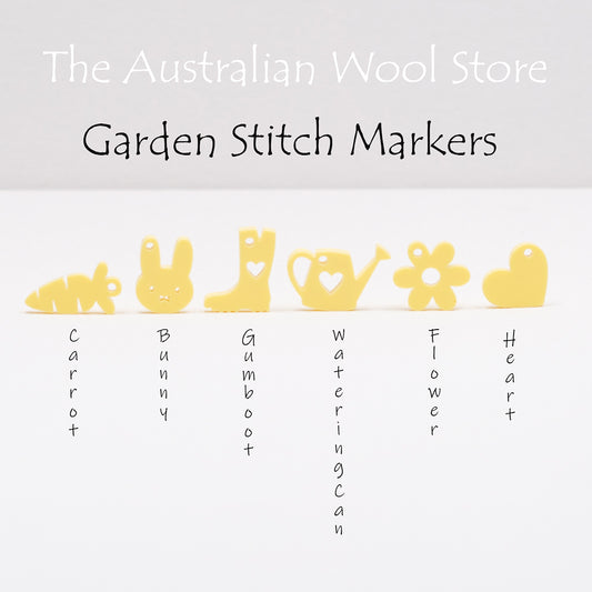 Garden Stitch Markers - Yellow