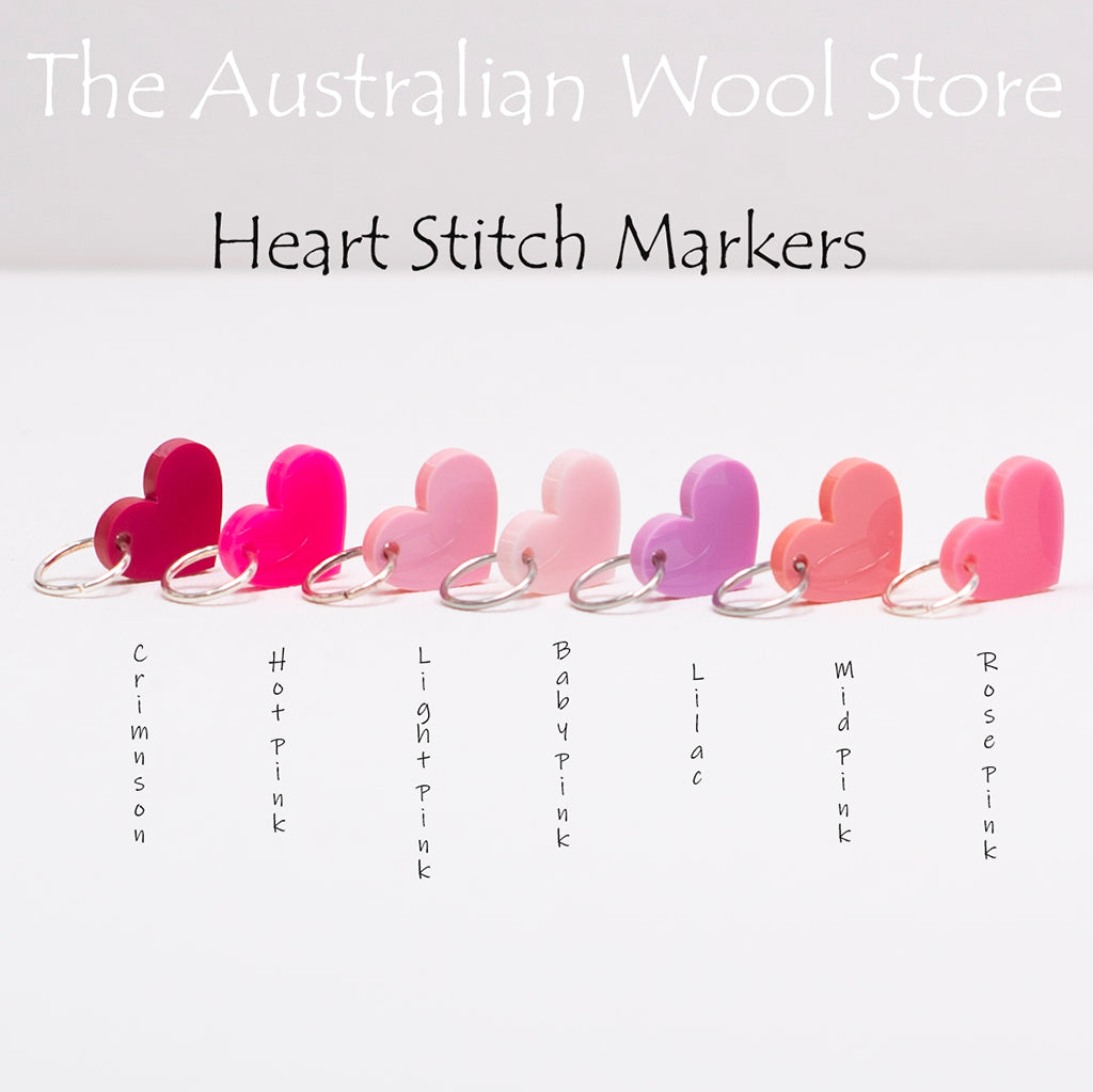 Heart Stitch Markers