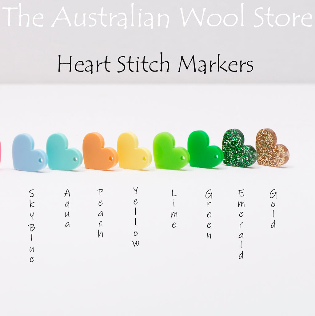 Heart Stitch Markers 2