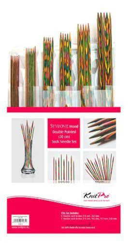 Knit Pro Symfonie 20cm Double Pointed Needles Set