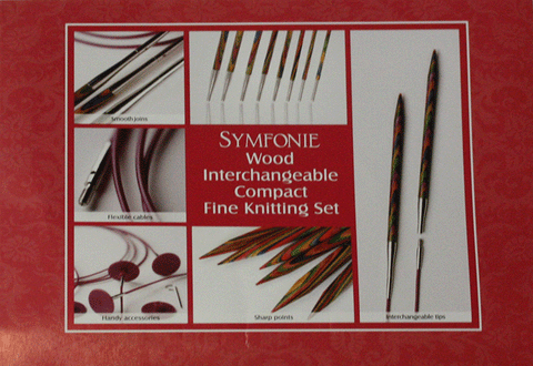 Knit Pro Symfonie Interchangeable Needle Tips Compact Set