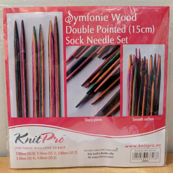 Knit Pro Symfonie 15cm Double Pointed Needles Set