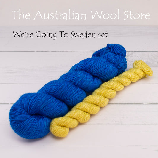 We're Going to Sweden Sock Set