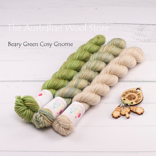 Beary Green 8ply