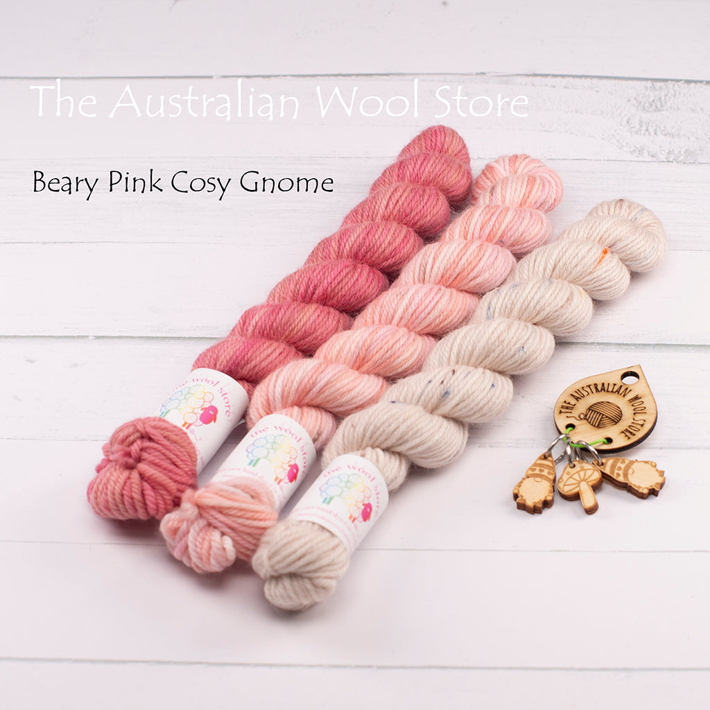 Beary Pink 8ply