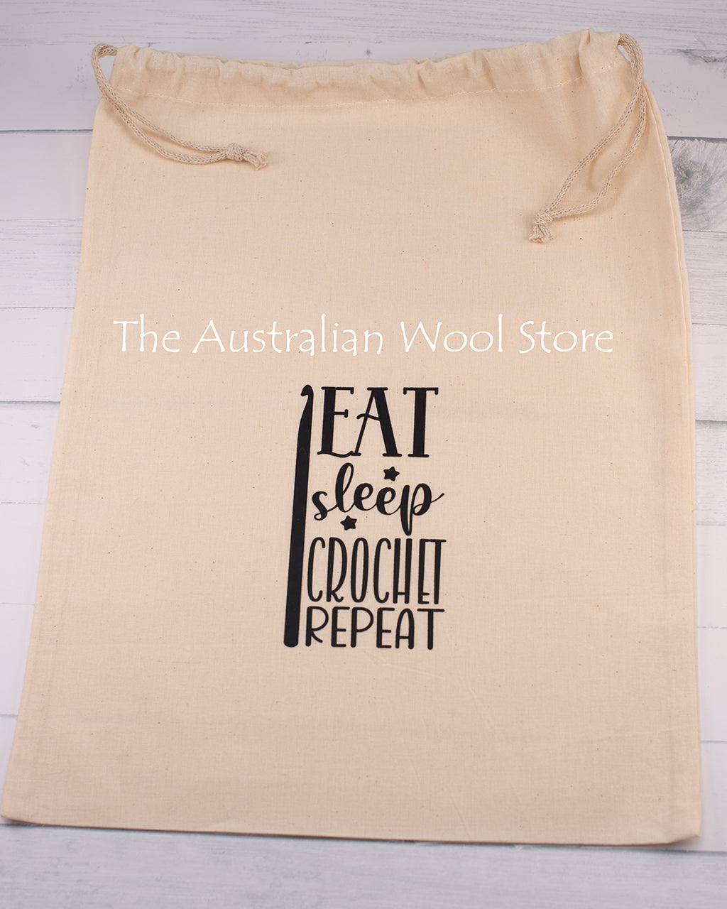 Calico Drawstring Project Bags