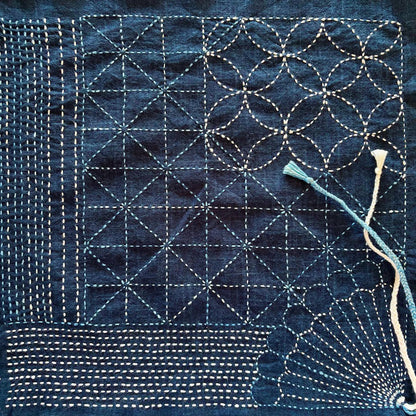 Sashiko envelope bag workshop with Kazue Yoshikawa