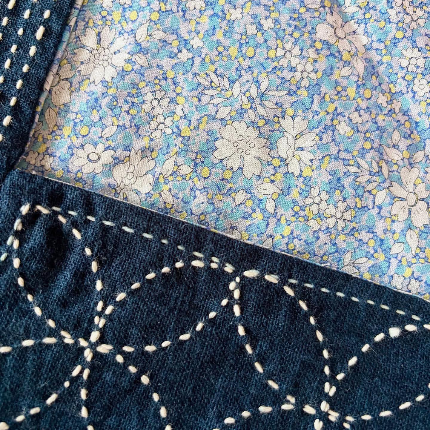 Sashiko envelope bag workshop with Kazue Yoshikawa