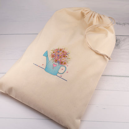 Wool Embroidery Workshop with Hand Painted Details