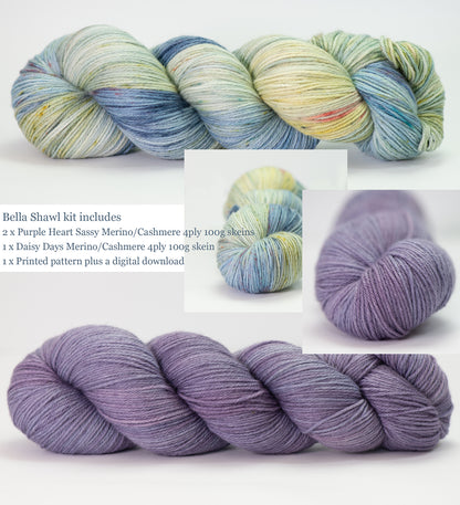 4ply/Fingering weight 80% Merino/20% Cashmere, 100g skein, 380m