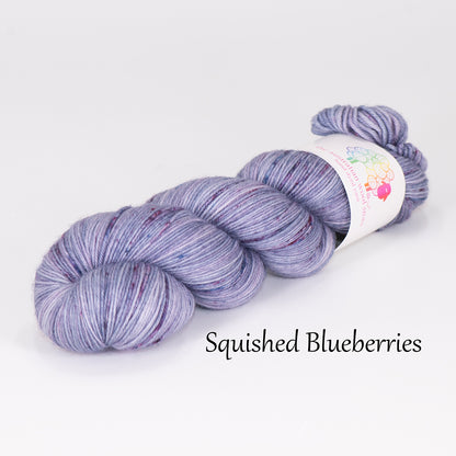 4ply/Fingering weight 75% Superwash Merino / 25% Nylon, 100g skein, 400m